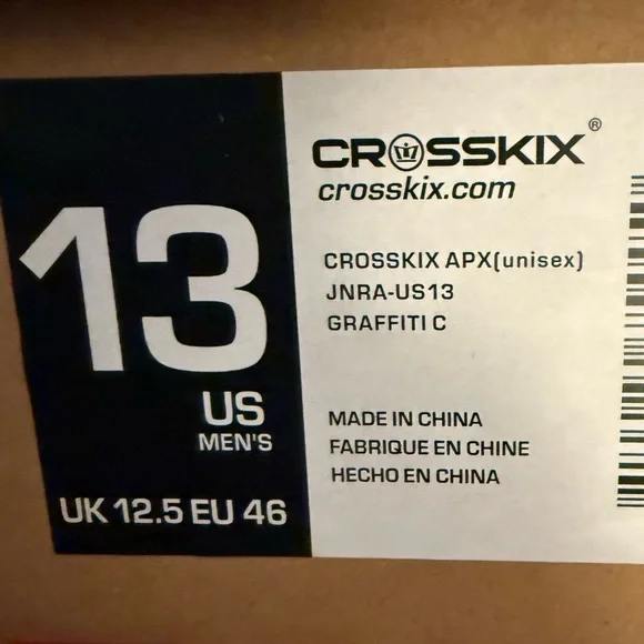 Mens size 13 Crosskix APX Graffiti C Water Shoes Sneakers Athletic Quick Dry - Picture 6 of 6